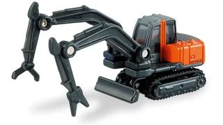 タカラトミー　No.65 日立建機 双腕作業機 アスタコ