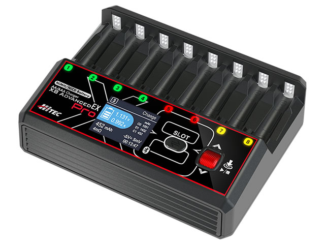 ハイテック　44368　単3/ 単4充電器［ AA/AAA チャージャー X8 アドバンス EX プロ ］