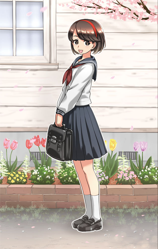 ハセガワ　SP683　たまごガールズ& コレクション No.52 羽澄れい（セーラー服）