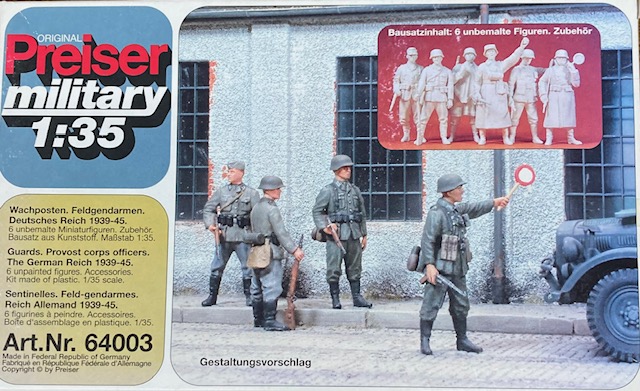 プライザー　64003　1/35 ドイツ陸軍歩兵 6体 警備部隊