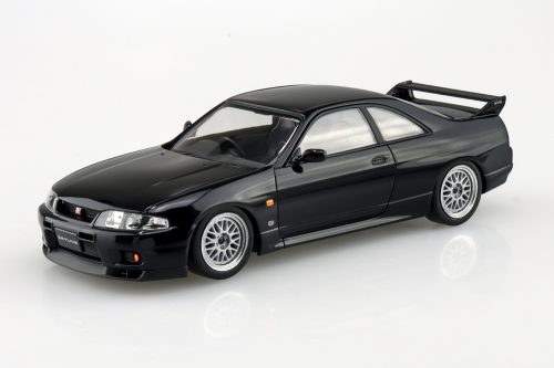 アオシマ　204177　ニッサン R33スカイラインGT-R カスタムホイール(ブラック)