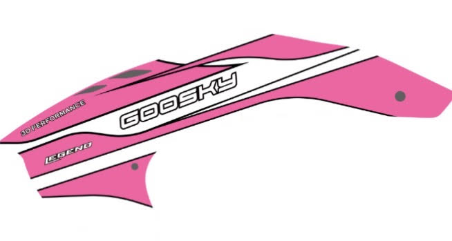 GT060137　RS5/RS6 フロントオープンキャノピーピンク